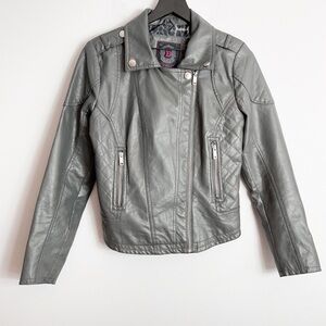 Dollhouse M Faux Leather BomberJacket